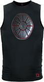 G-Form SN0105 Black/Red Adult Large Sternum Safety Chest Guard Protective Shirt