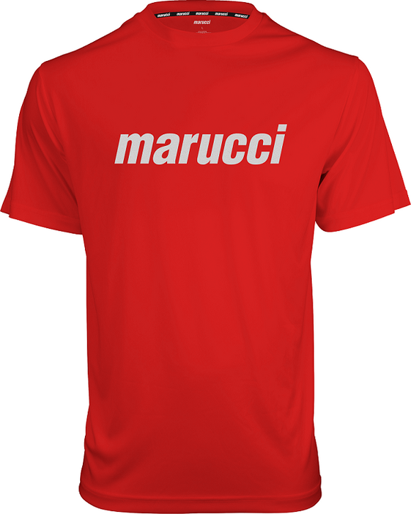 Marucci MADUGT Dugout T-Shirt / Tee Shirt Red Adult Large