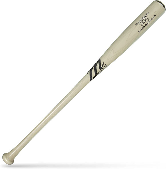 Marucci MVE3POSEY28 Whitewash 33 Buster Posey Cut Maple Baseball Bat
