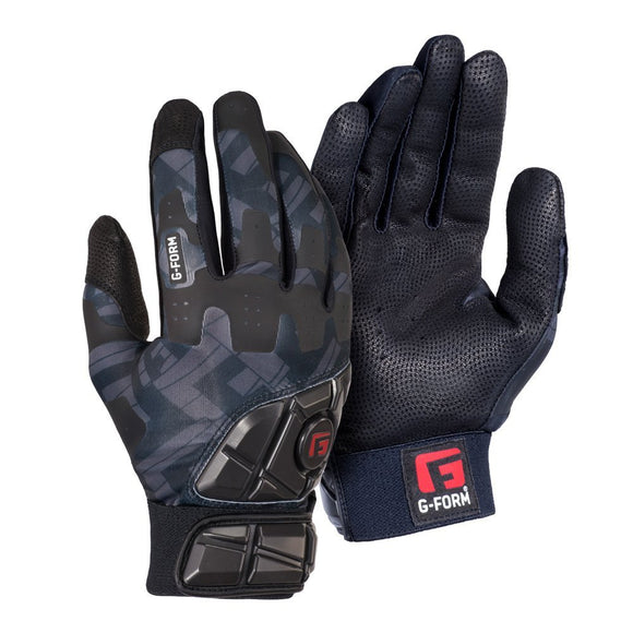 G-Form YGB0102 346 Youth XL Bk/Bk Grey Print Protective Batting Gloves