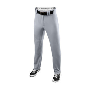 EvoShield WTV2076 Grey Youth Small Salute Relaxed Fit Baseball Pant Open Bottom