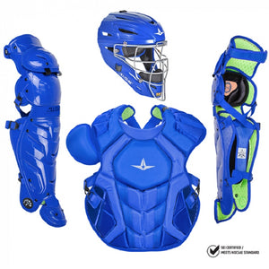 All-Star CKCCPRO1X-S System 7 Axis Adult Pro Catchers Set Royal