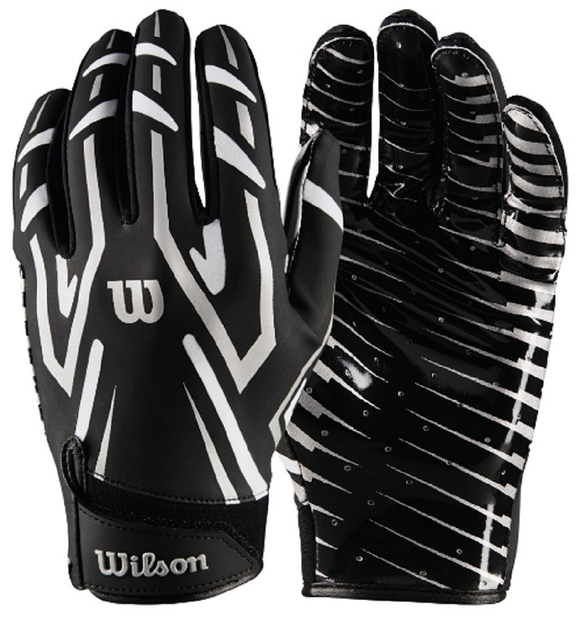 DEMO Wilson WTF9452 Clutch Skill Gloves Football Adult Black XX-Large
