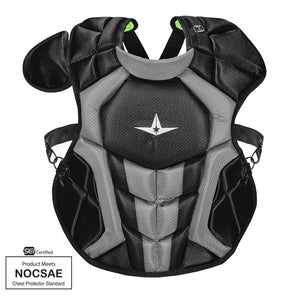 All-Star CPCC912S7X Black 14.5 In 9-12 System 7 Chest Protector SEI/NOCSAE