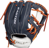 Easton FE11 Navy Blue/Orange RHT Future Elite 11 Baseball Glove Righty