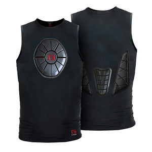G-Form SN0202 Black Adult Sternum/Chest/Back Guard Protective Shirt Various Size