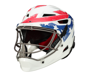Easton Hellcat Slowpitch Softball Pitcher's Helmet / Mask Stars & Stripes S/M