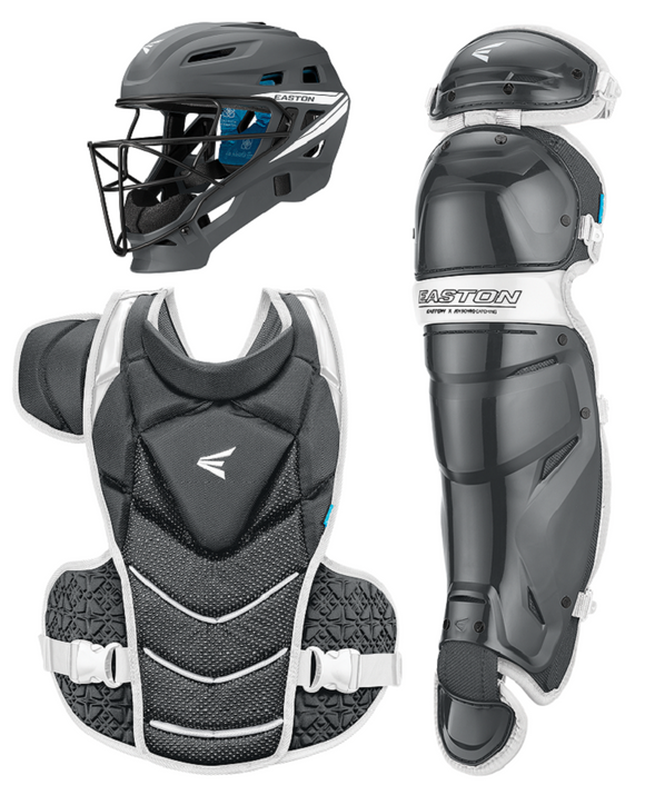 Easton Jen Schro The Very Best Fastpitch Catchers Set Adult Charcoal