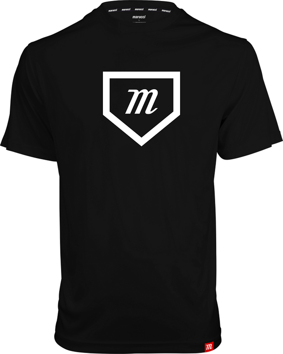 Marucci MATPFMHO Home Plate Performance T-Shirt / Tee Shirt Black Adult Large