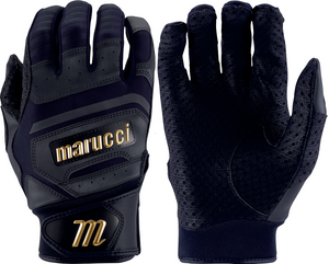 1pr Marucci MBGPTRSV2 Pittards Reserve Batting Gloves Navy Blue Adult Large