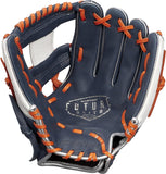 Easton FE11 Navy Blue/Orange RHT Future Elite 11 Baseball Glove Righty