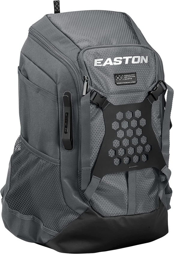 Easton Walk-Off NX Charcoal Bat Pack Baseball Player Backpack Bat Bag