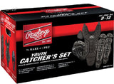 DEMO Rawlings PLCSY Players Series Catchers Set Ages 9-12 Black