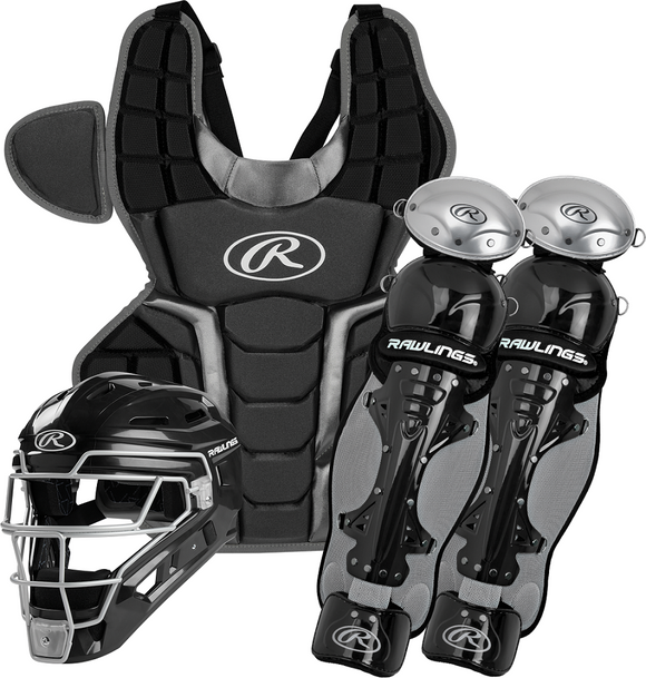 Rawlings R2CSA Renegade 2.0 Catchers Set Adult Ages 15+ Black / Silver