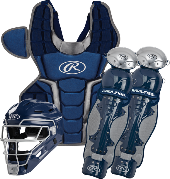 Rawlings R2CSY Renegade 2.0 Catchers Set Youth Ages 9-12 Navy / Silver