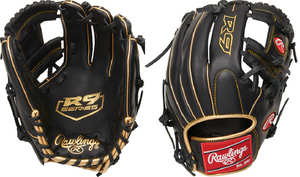 DEMO Rawlings R9204-2BG 11.5" R9 Gold Glove Baseball Glove Standard Fit Youth