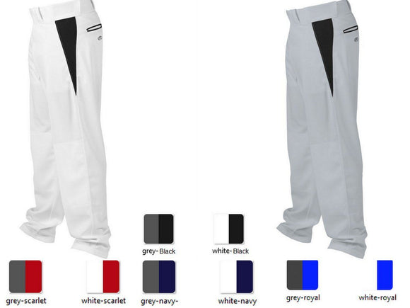 Rawlings YBPVP Youth V-Notch Piped Relaxed Fit Baseball Softball Pants 4 Colors