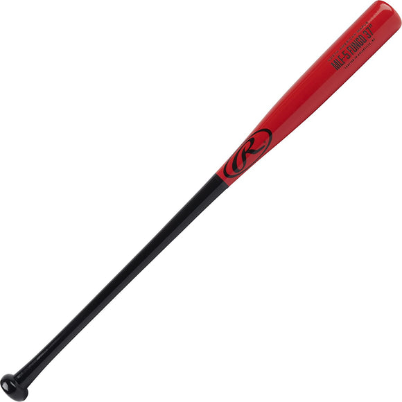 Rawlings MLF6 Black/Red Fungo 34 Inch Maple Wood Baseball Fungo Bat