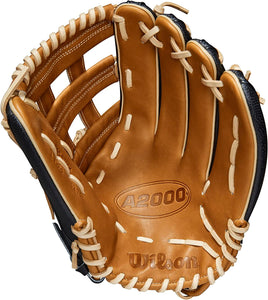 A2000 Wilson WBW1009751275 1799SS RHT 12.75 SuperSkin Outfield Baseball Glove
