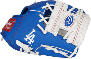 Rawlings MLB Team Logo Youth Glove Los Angeles Dodgers Right Hand Throw 10 inch