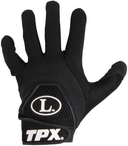 1pr Louisville Slugger TPX BG23 Freestyle 1.0 Youth Medium Black Batting Gloves