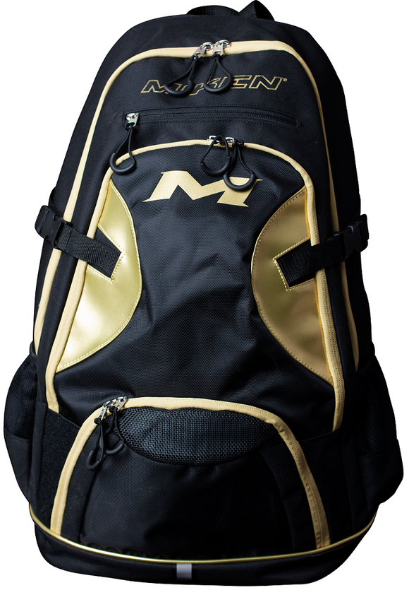 Miken MKBG18-BP-GLD Freak Gold Series Bat Pack Backpack Baseball / Softball