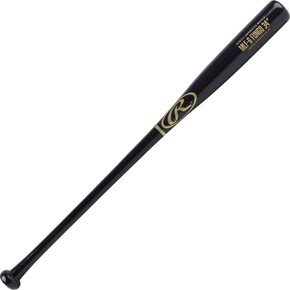 Rawlings MLF6 Black/Navy Fungo 34 Inch Maple Wood Baseball Fungo Bat