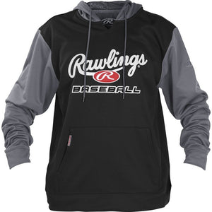 Rawlings YPFHPRBB Black/Grey Logo Hoodie Hooded Sweatshirt Various Sizes