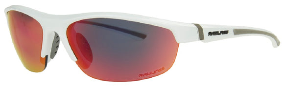Rawlings R1901 White / Red Adult Baseball / Softball Sunglasses 10248045.QTS