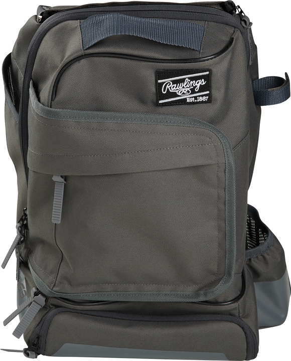 Rawlings R701 Training / Game Backpack With Bat Compartment Graphite
