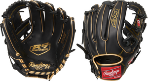 Rawlings R9314-2BG 11.5" R9 Gold Glove Baseball Glove Narrow Fit Youth