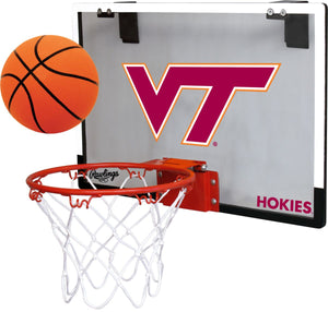 Jardeen Virginia Tech Hokies NCAA Game On Door Basketball Hoop Ball Set